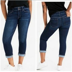 American Eagle Super Super Stretch Artist Crop Jeans Size 4